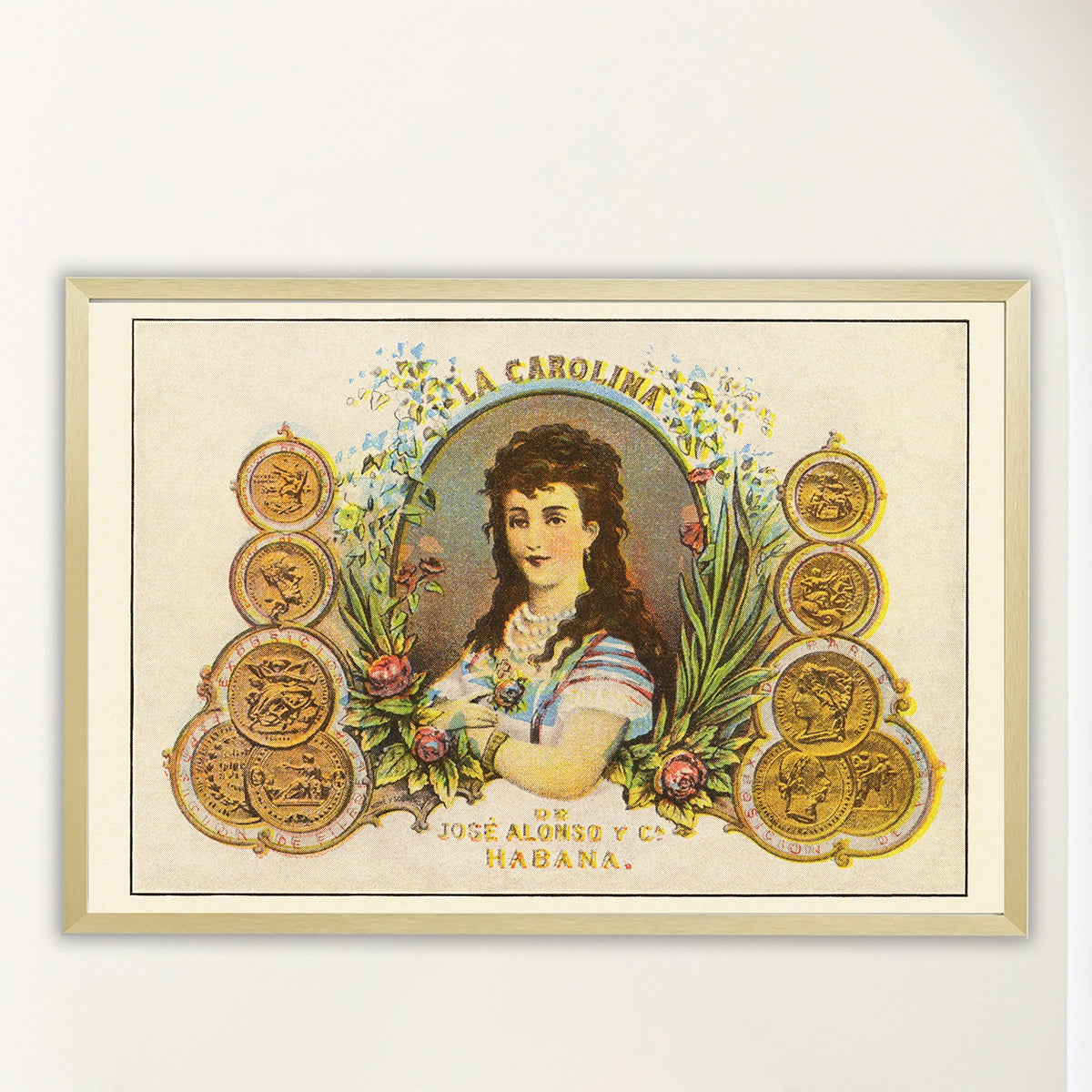 La Carolina Vintage Cuba Cigar Art - Pastoral Charm
