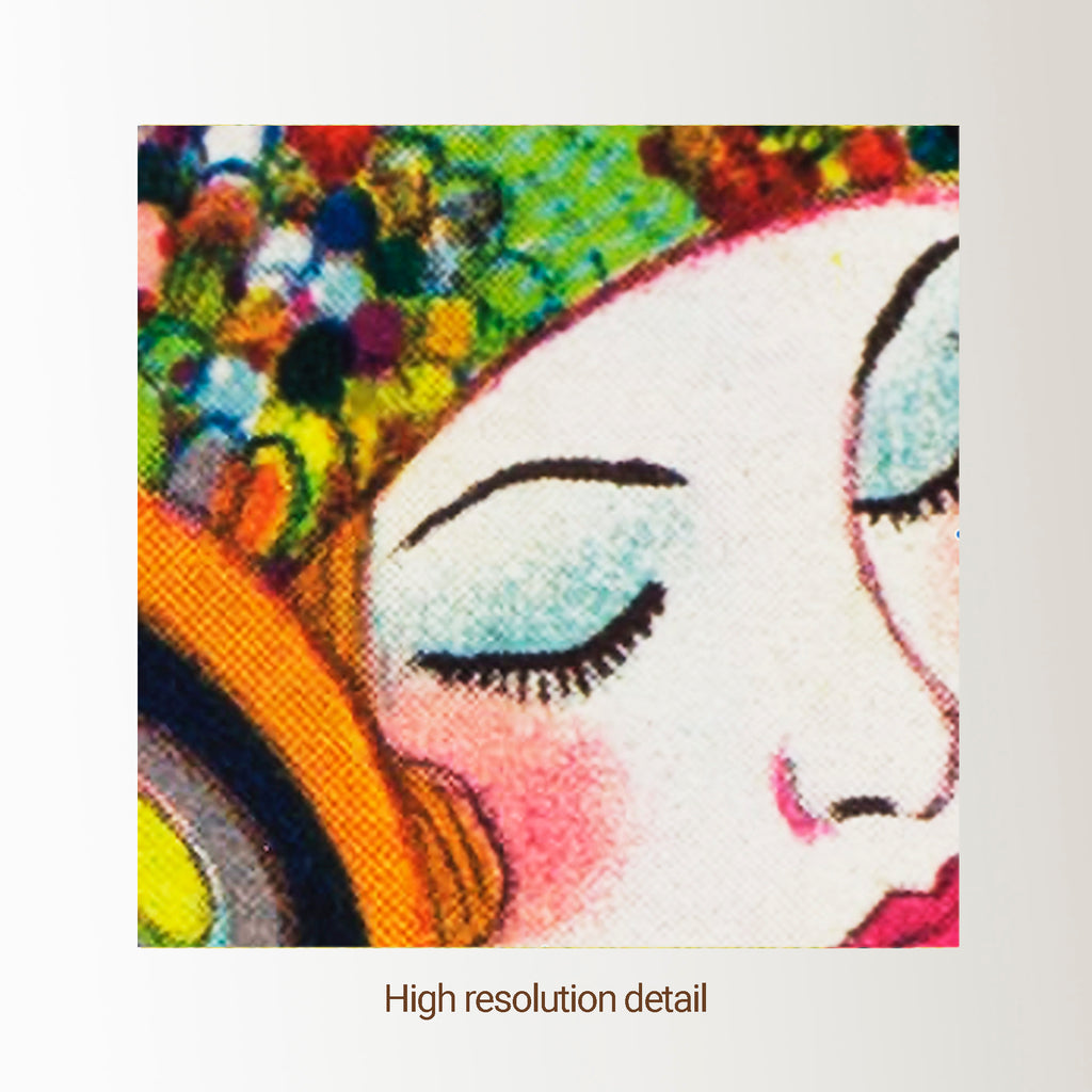 Seaside Elegance in Vibrant Colors - Art Deco 1920s
