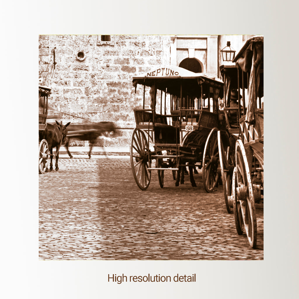 Plaza de la Catedral - Old Havana Travel Poster