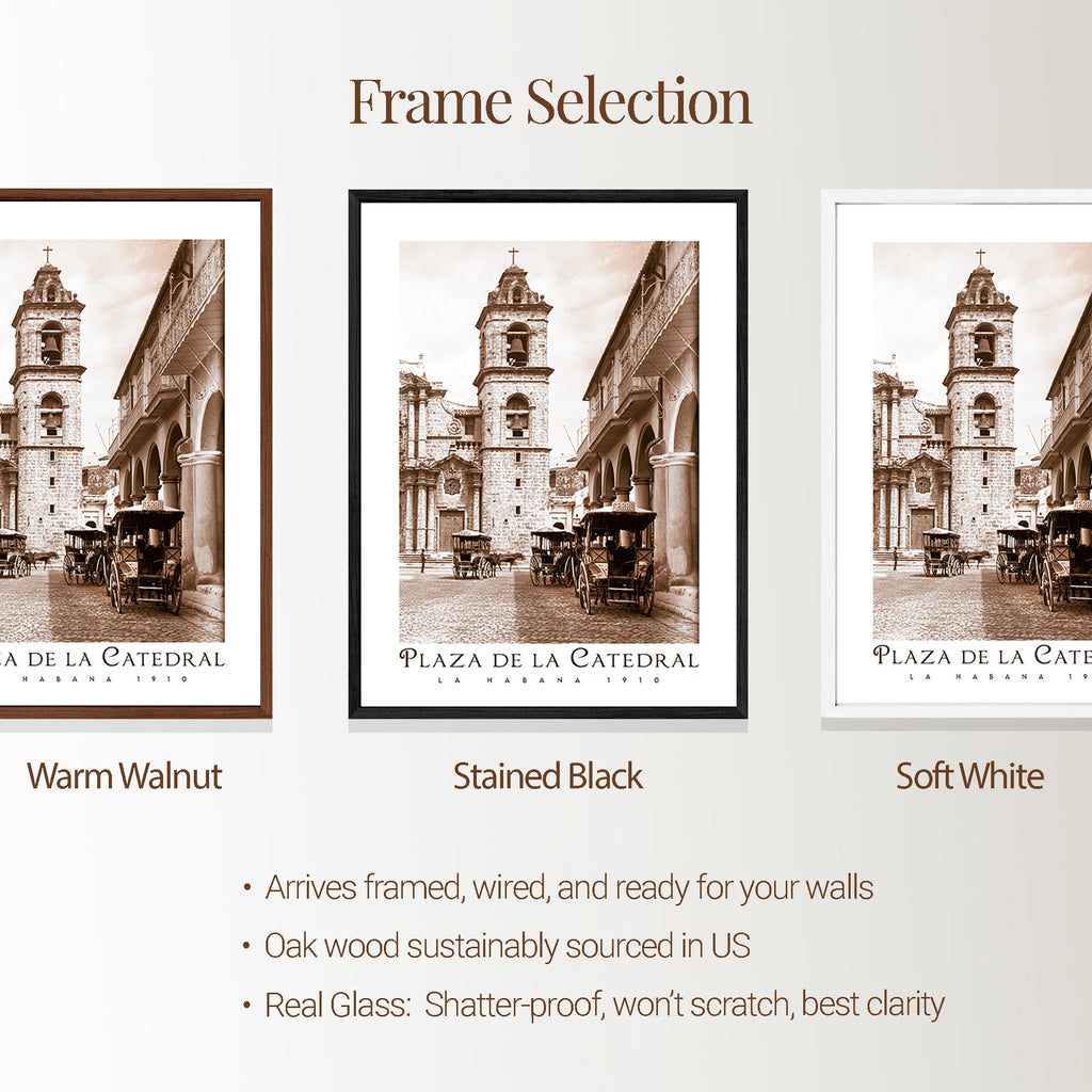 Plaza de la Catedral - Old Havana Travel Poster