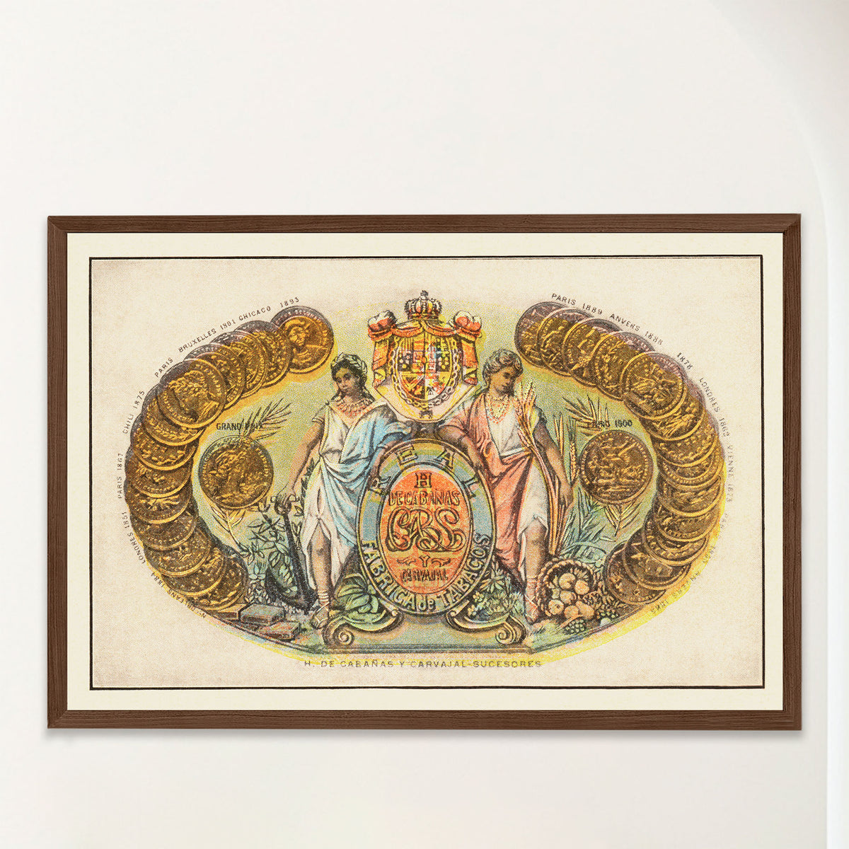 Cabañas y Carvajal Vintage Cuba Cigar Art - Prestige