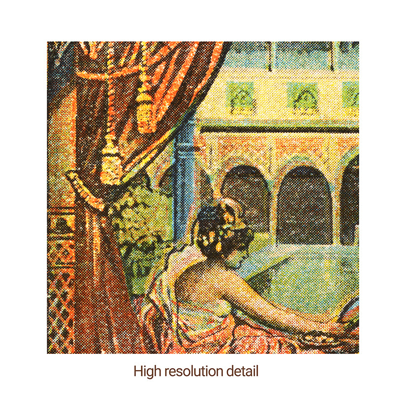 La Alhambra Vintage Cuba Cigar Art - Arabian Nights