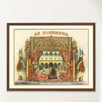 La Alhambra Vintage Cuba Cigar Art - Arabian Nights