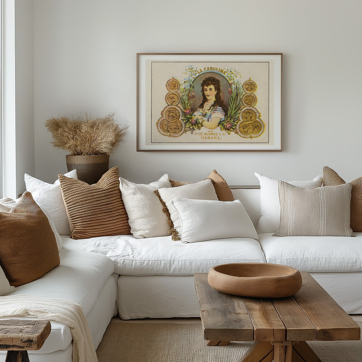 La Carolina Vintage Cuba Cigar Art - Pastoral Charm