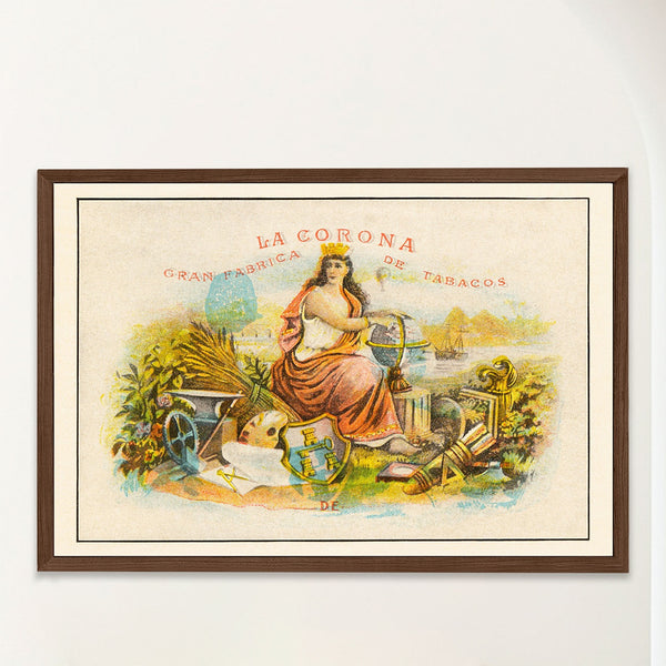 La Corona Vintage Cuba Cigar Art - Golden Age