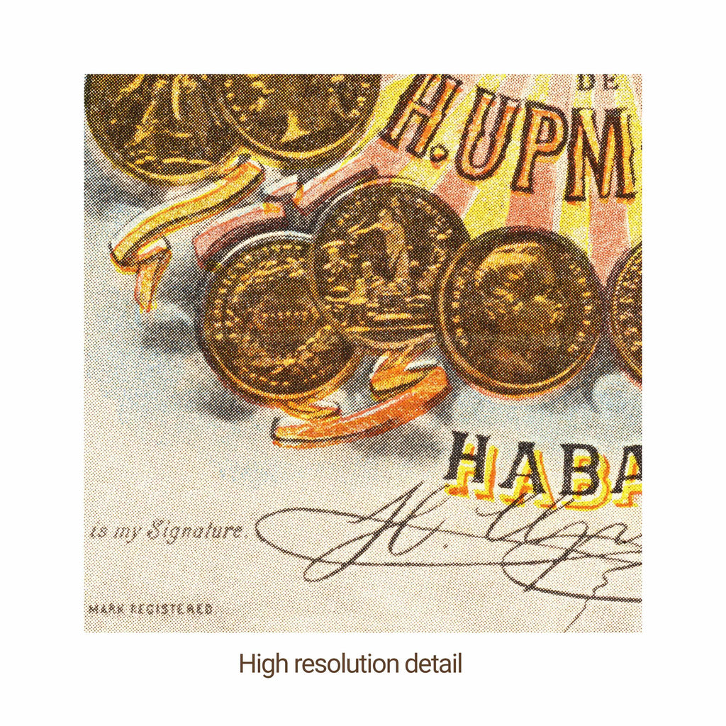 H. Upmann Vintage Cuba Cigar Art - Royal