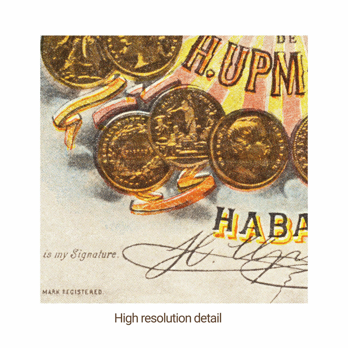 H. Upmann Vintage Cuba Cigar Art - Royal