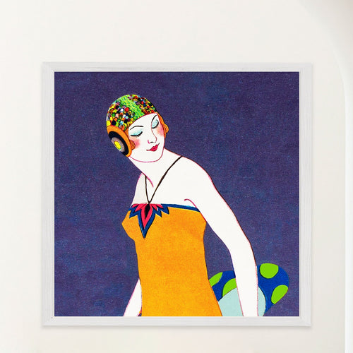 Beach Beauties at 1920s Seaside Resort, Set of 3