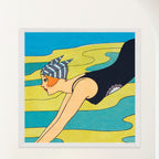 Beach Beauties at 1920s Seaside Resort, Set of 3