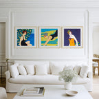 Beach Beauties at 1920s Seaside Resort, Set of 3