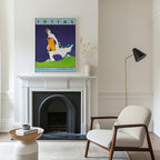 Seaside Elegance in Vibrant Colors - Art Deco 1920s