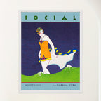 Seaside Elegance in Vibrant Colors - Art Deco 1920s