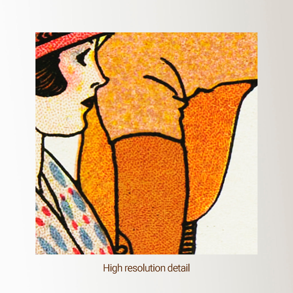 Polo Couple with White Horse - Art Deco Havana 1920s