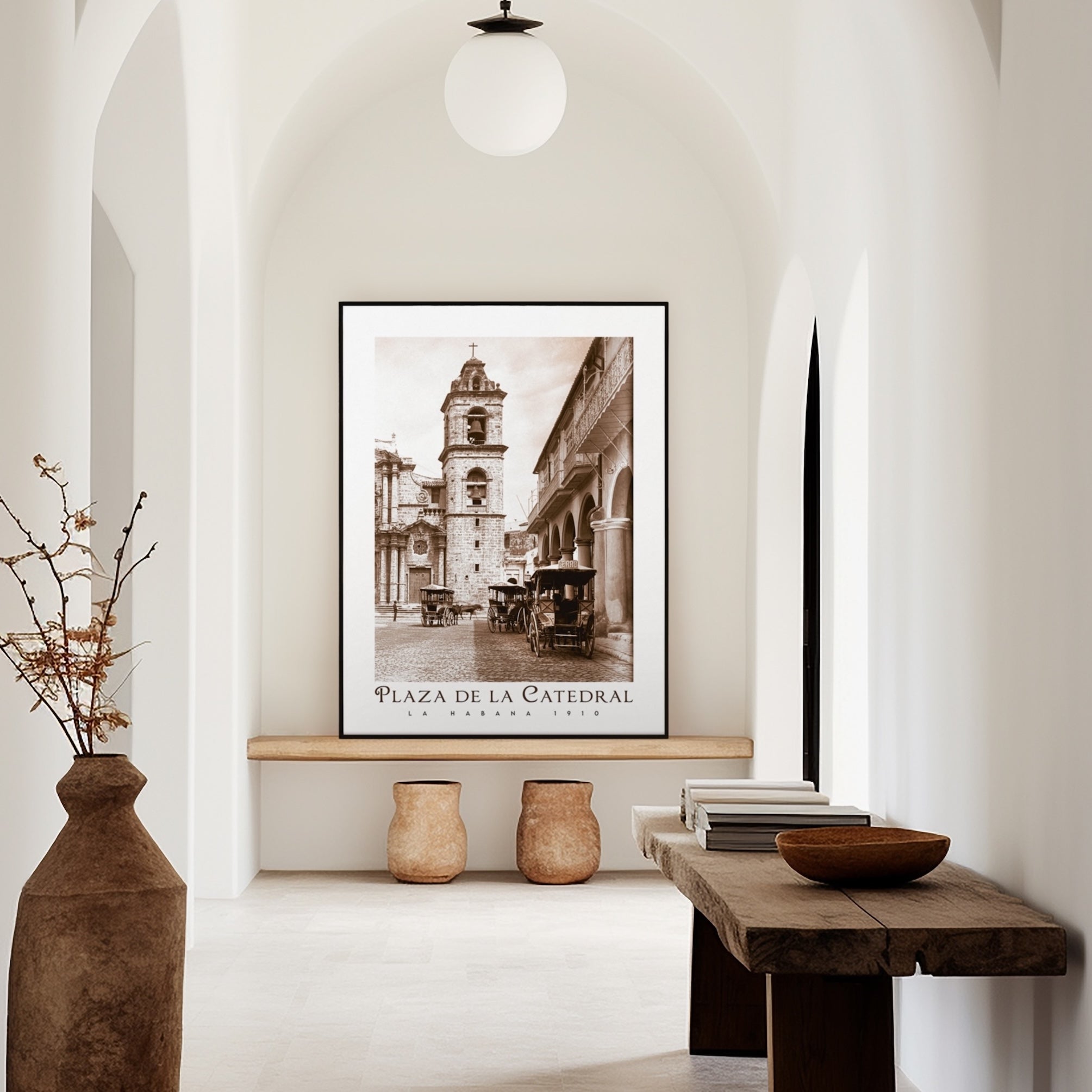 Plaza de la Catedral - Old Havana Travel Poster