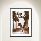 El Son De Mi Cuba - Travel Poster - Havana Palms Sway