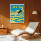 Lady Diver at Havana Beach Club - Deco Cuba Art