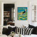 Lady Diver at Havana Beach Club - Deco Cuba Art