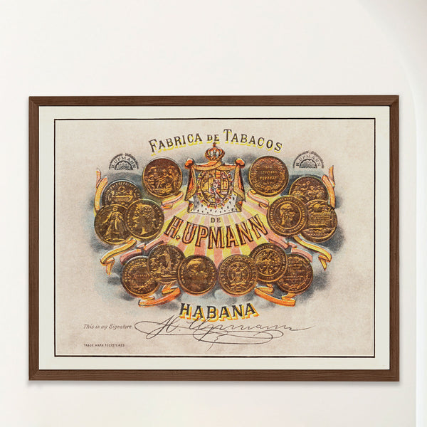 H. Upmann Vintage Cuba Cigar Art - Royal